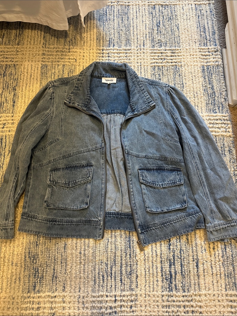 Splendid Vintage-Style Indigo Denim Jacket